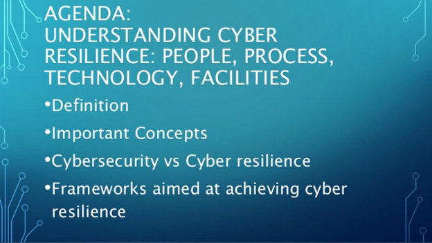 Understanding Cyber Resilience